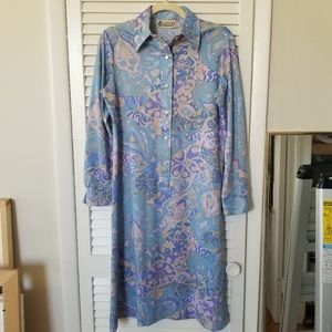 Vintage Lanvin 1970's Shirtdress